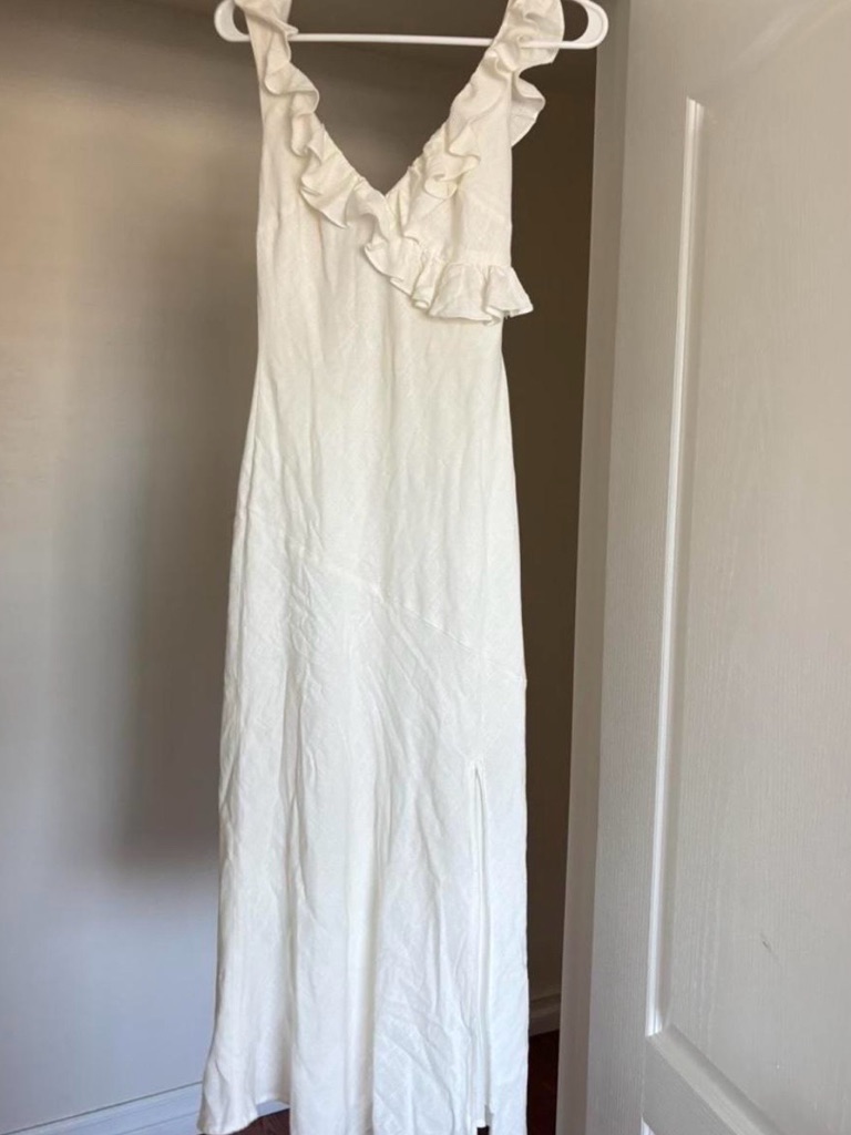 Selfie Leslie Alba Frill Midi Dress
